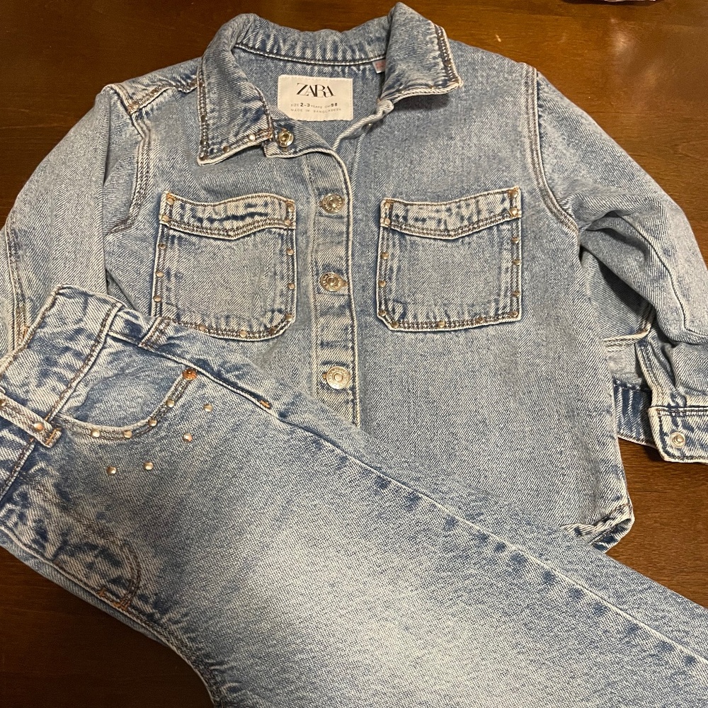 Zara denim set Toddler